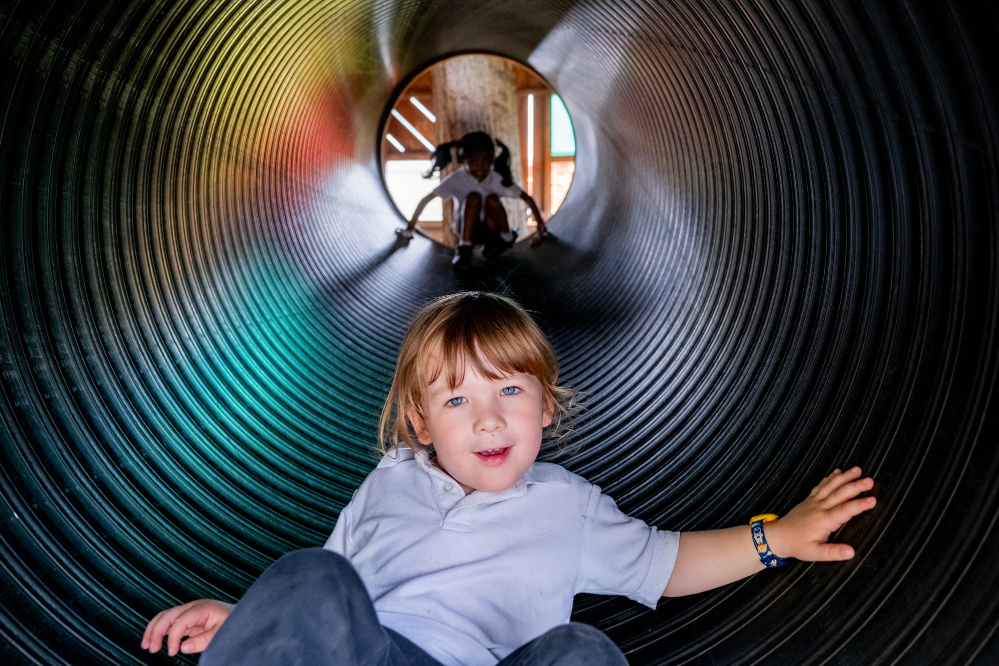 Children Playing on Playground